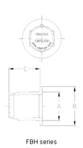 Line Diagram - Bolt Hole Plugs for FAN series