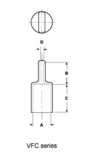 Line Diagram - Vinyl Caps with Flat Pull-Tab