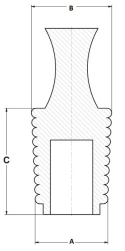 Line Diagram - Silicone Flangeless Plugs