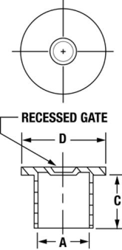 Line Diagram - Push-On Metric Caps