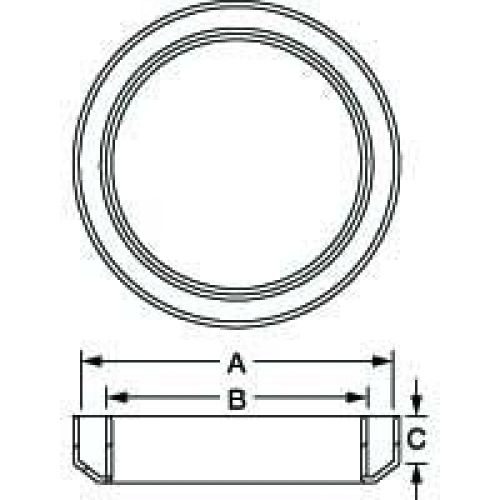 Line Diagram - Weld Neck Covers